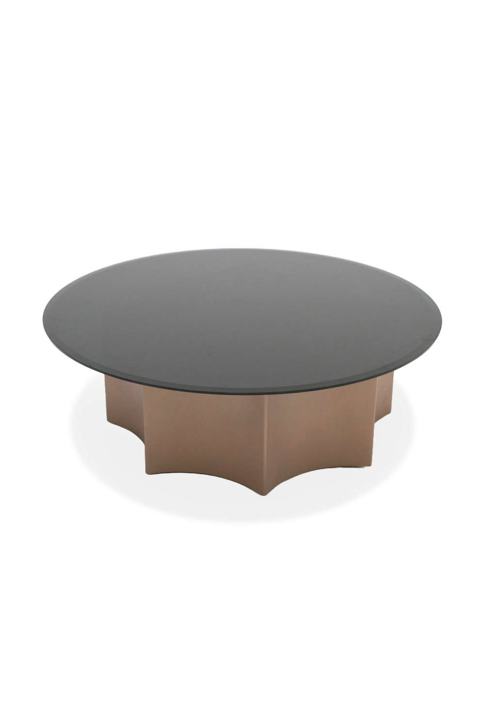 Black Glass Nesting Coffee Tables (2) | Oroa.com