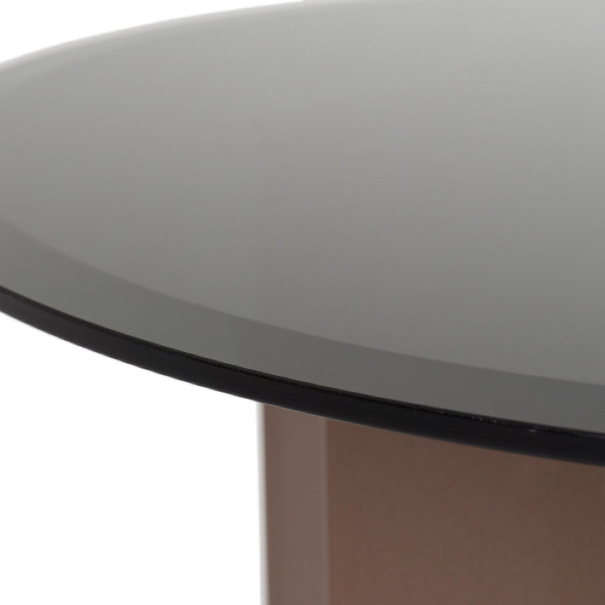 Black Mirror Round End Table – Ingram – alternate view 8
