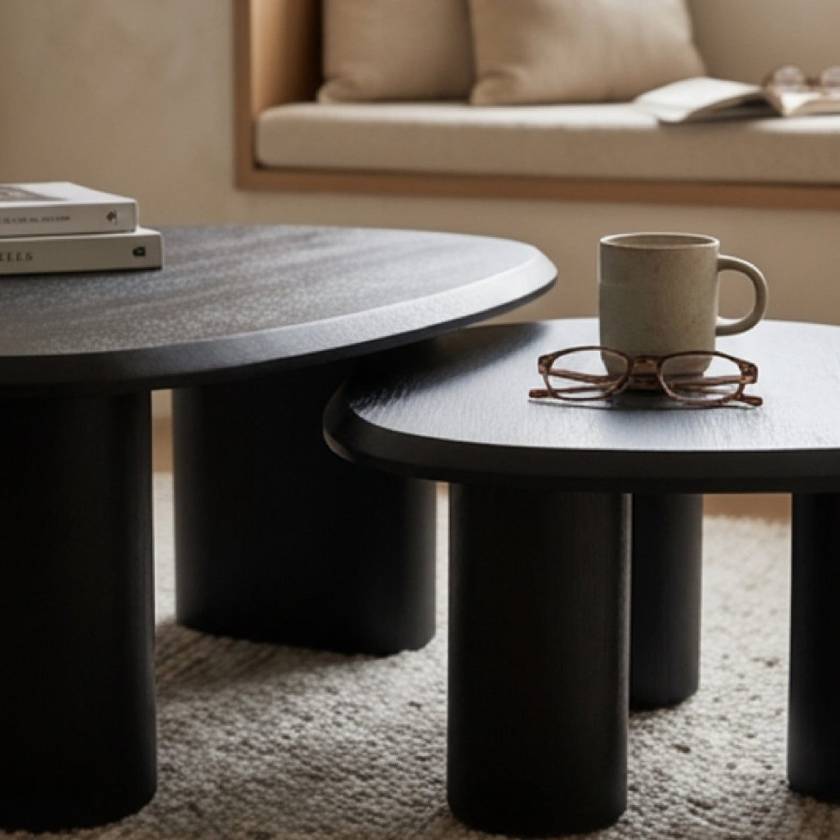 Freeform Ash Coffee Table Set (2) – Summit – alternate view 14