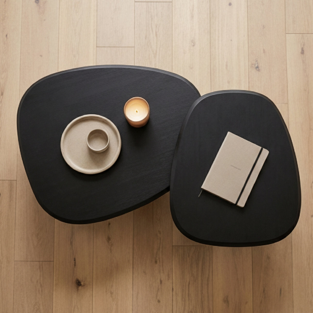 Freeform Ash Coffee Table Set (2) – Summit – alternate view 12