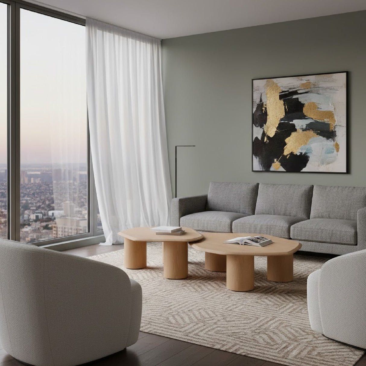 White Oak Coffee Tables (2) | OROA Modern Seymour | Oroa.com