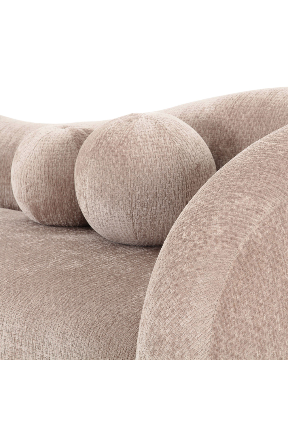 Wavy Back 4-Seater Sofa | OROA Modern Calico | Oroa.com