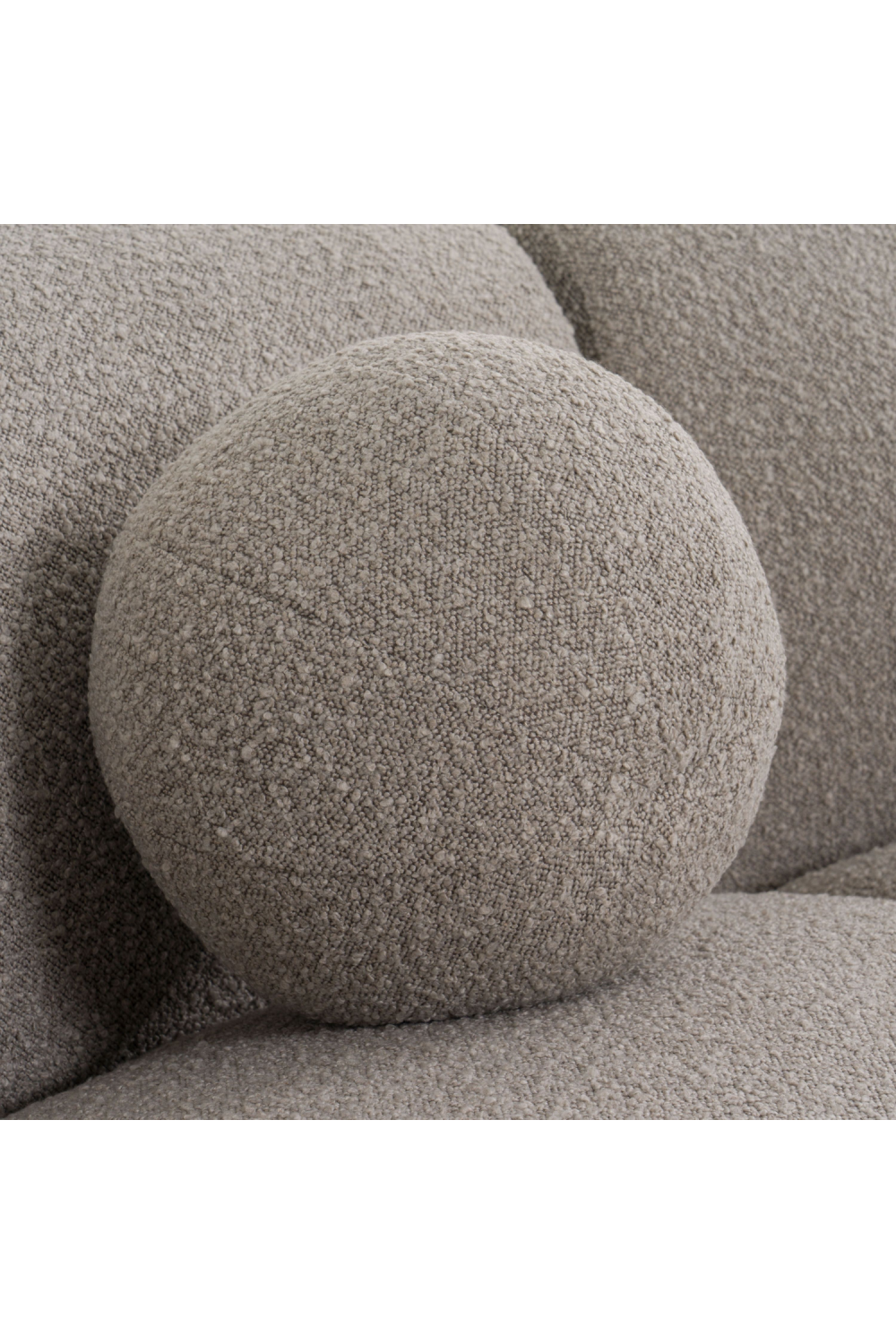 Curved Gray Sectional Sofa | OROA Modern Allis | Oroa.com