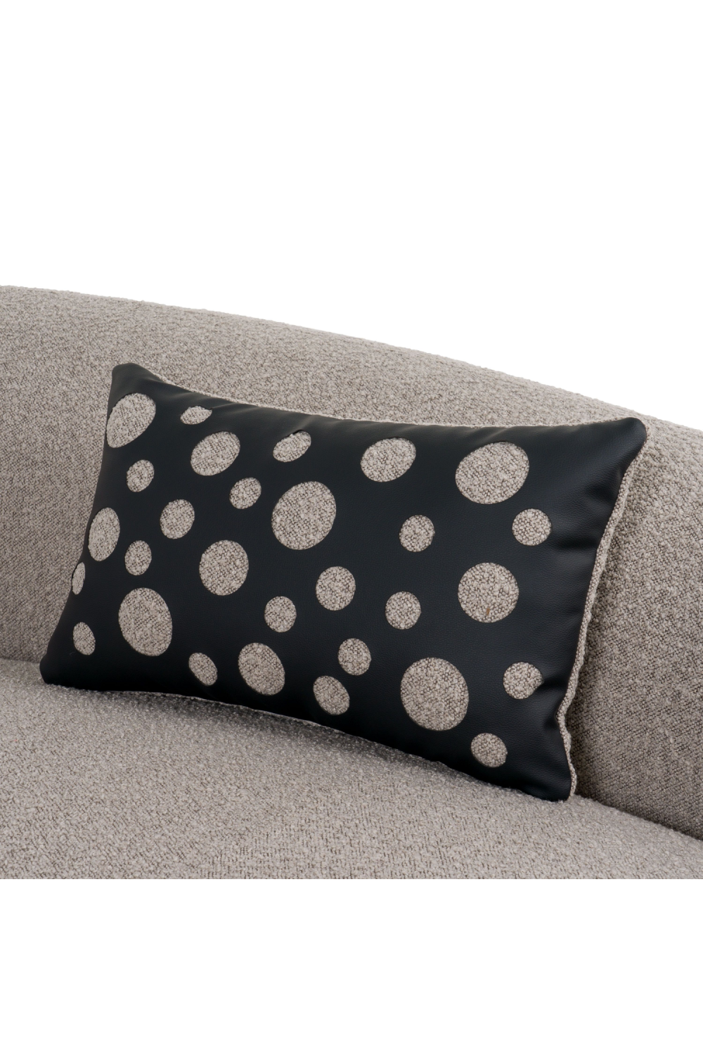 Curved Gray Sectional Sofa | Oroa.com