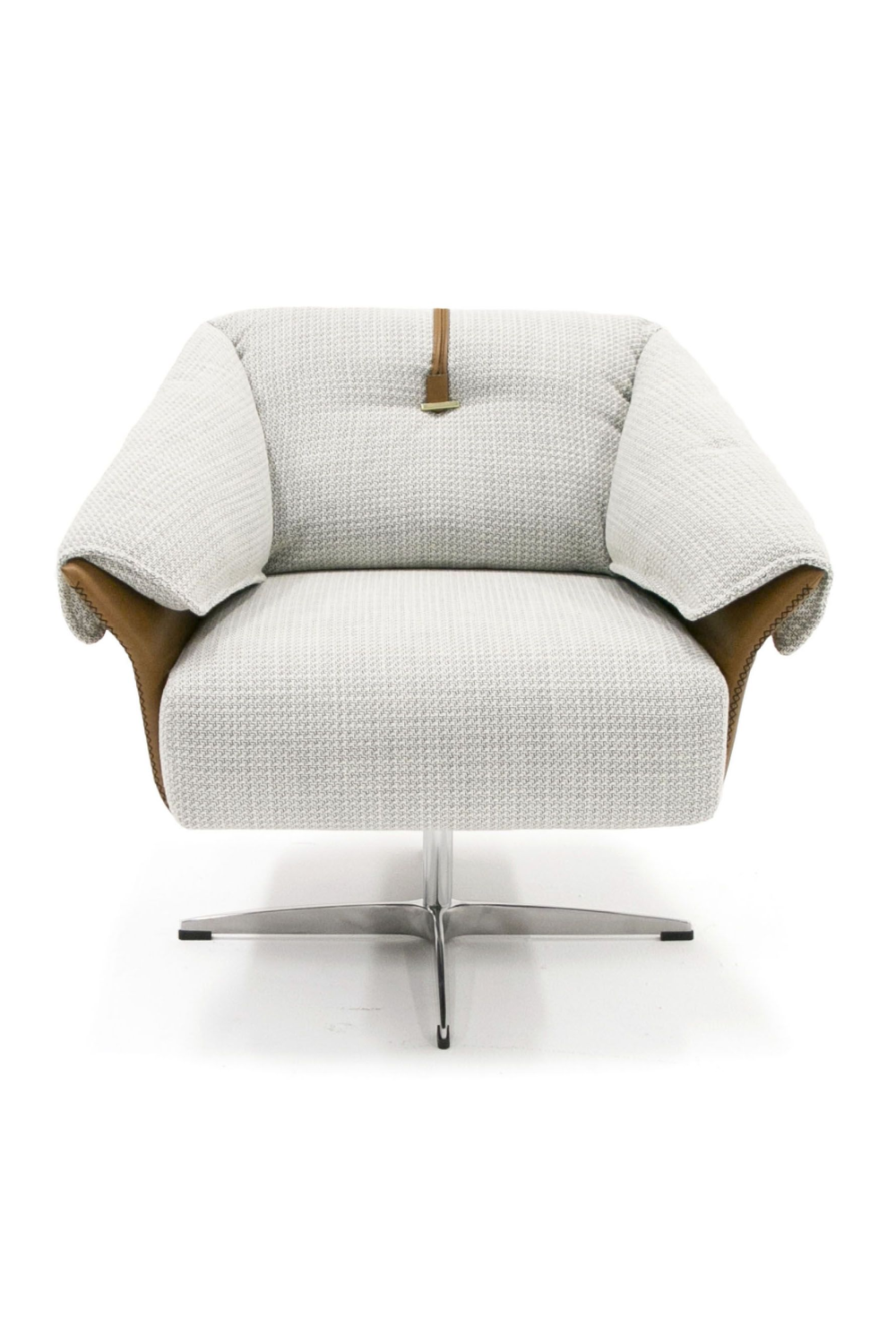 Light Gray Swivel Accent Chair | Oroa.com