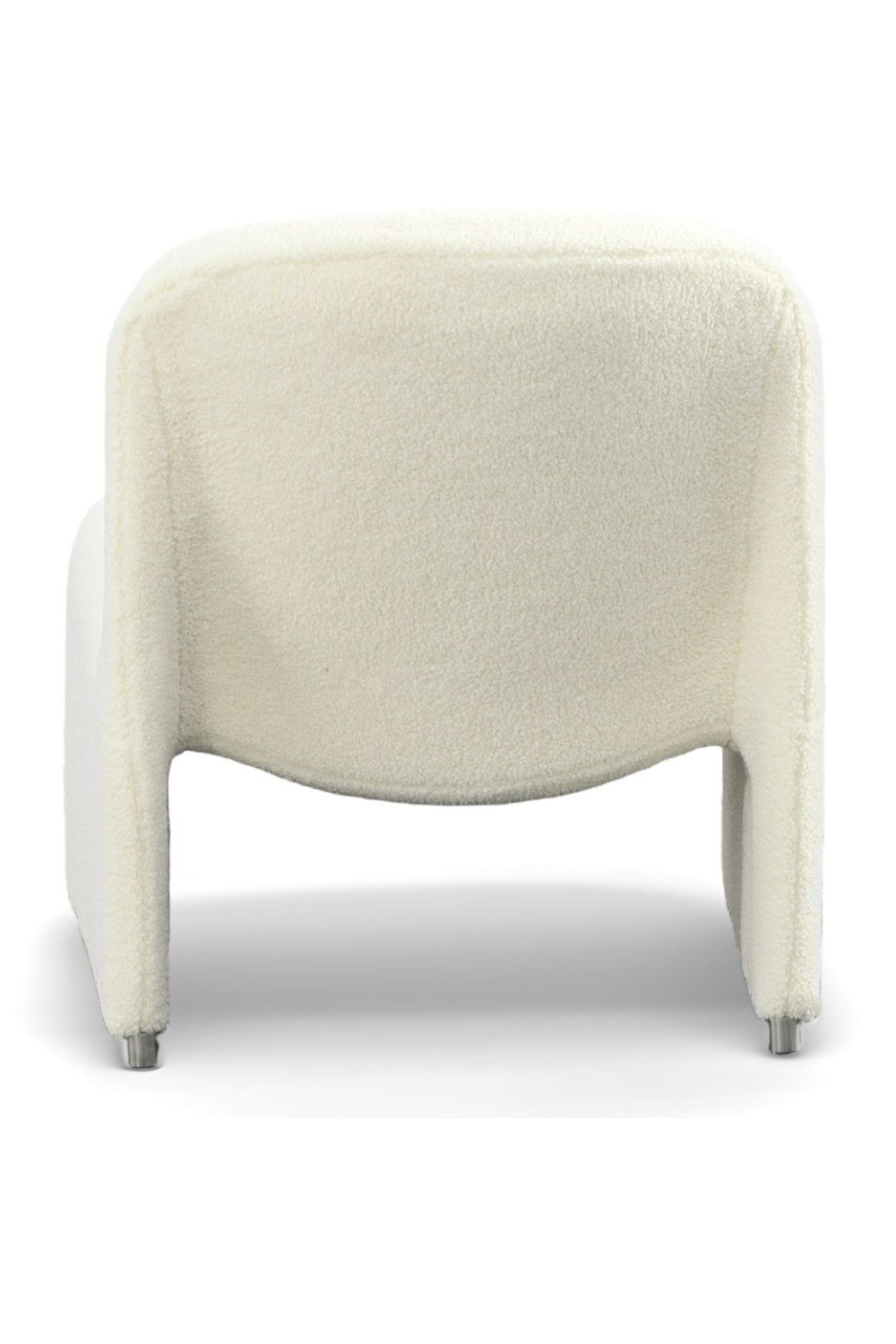 White Sloped-Back Accent Chair | OROA Modern Lito | Oroa.com