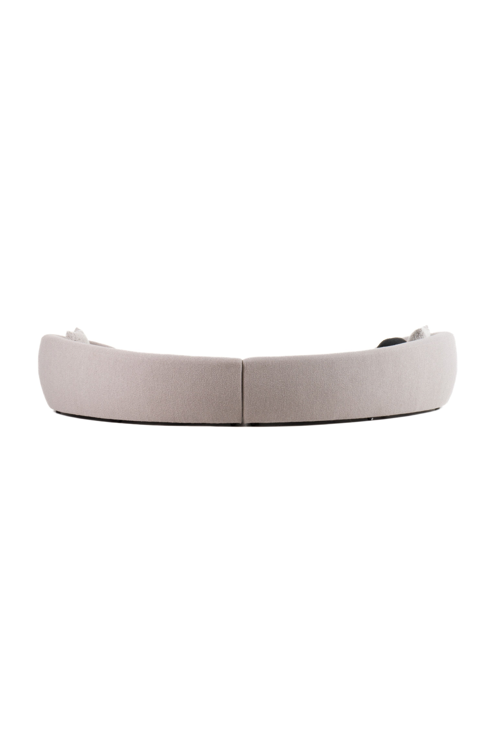 Gray Curved Sectional Sofa | OROA Modern Kilmer | Oroa.com