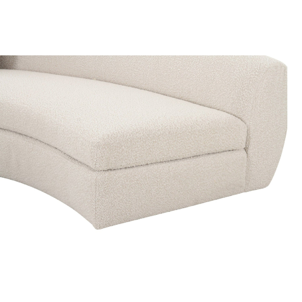 Curved White Sectional Sofa – Kilmer – alternate view 16