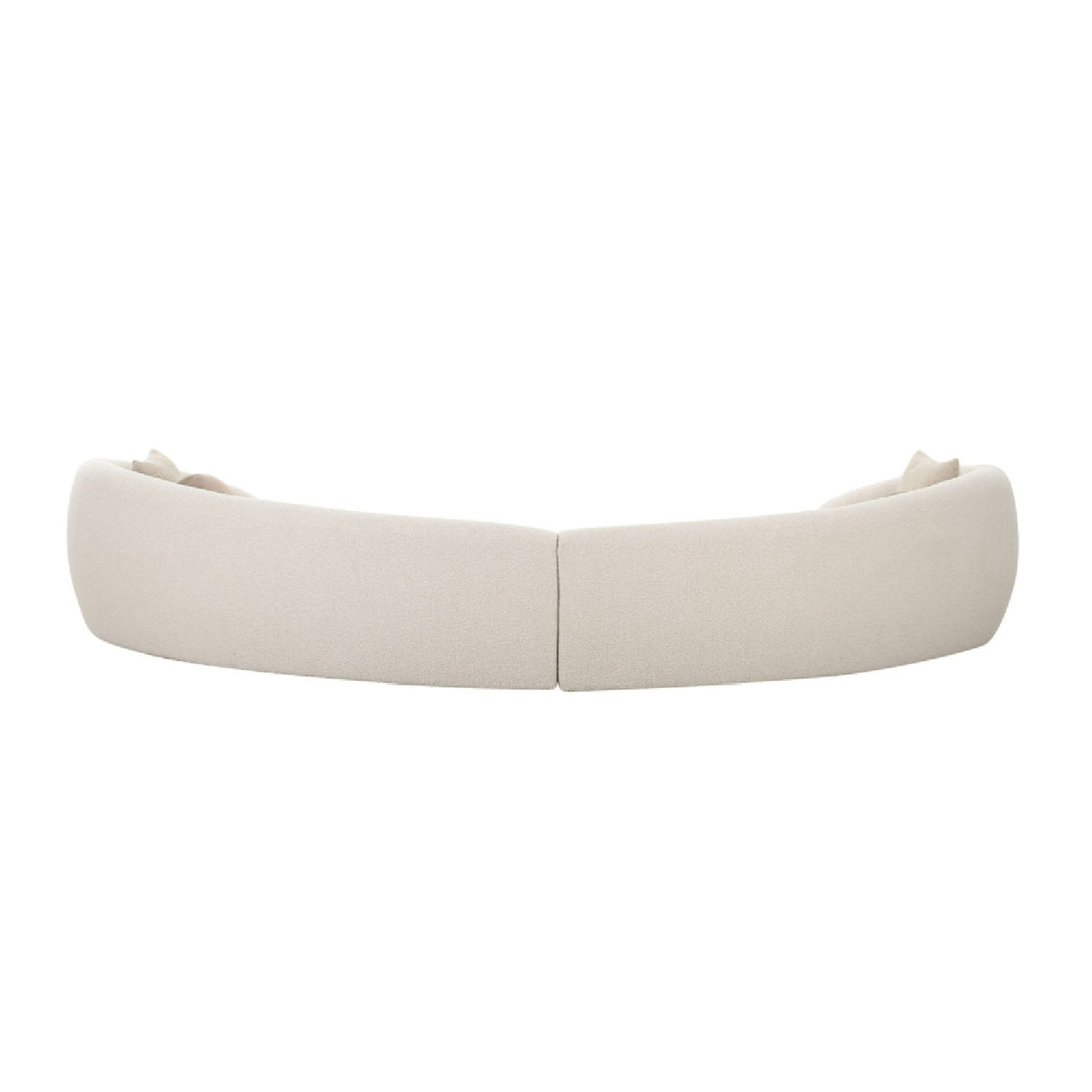 Curved White Sectional Sofa – Kilmer – alternate view 6