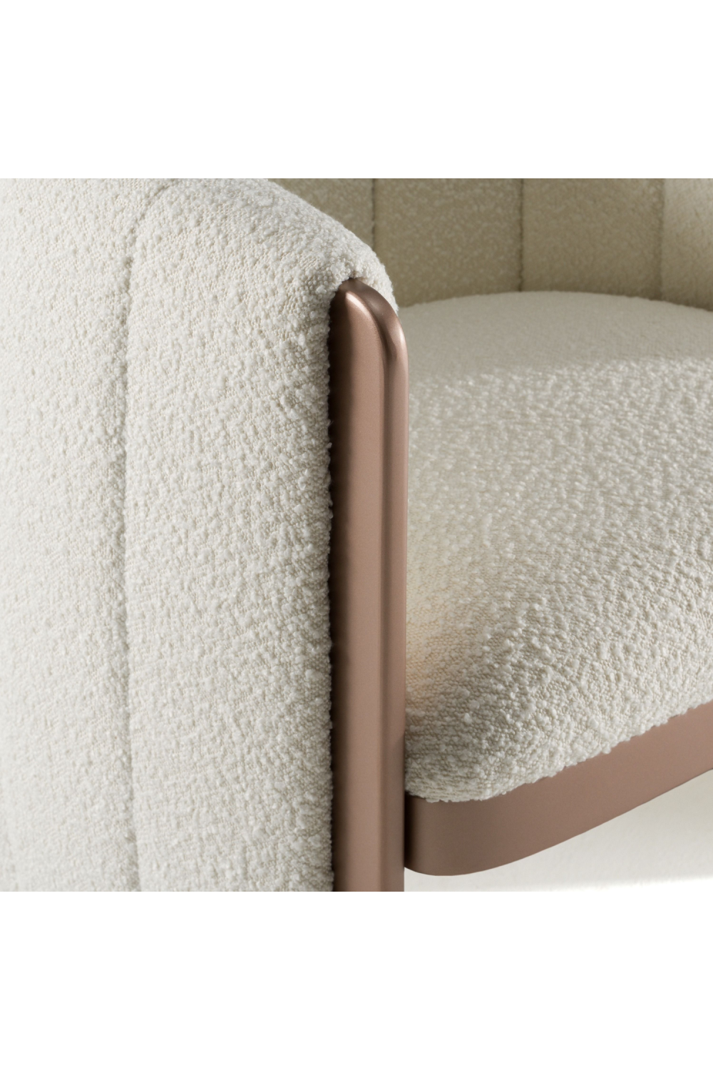 Cream Boucle Accent Chair | Oroa.com