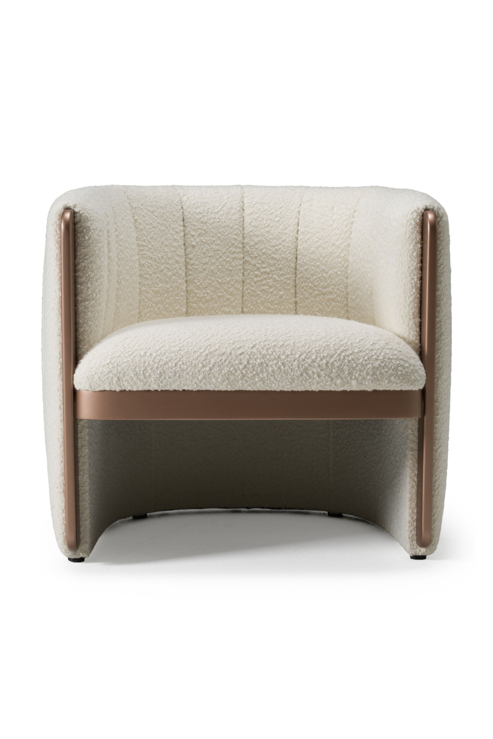 Cream Boucle Accent Chair | OROA Modern Joselyn | Oroa.com