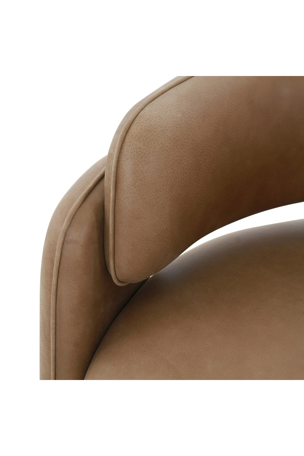 Brown Leather Accent Chair | OROA Modern Tioga | Oroa.com