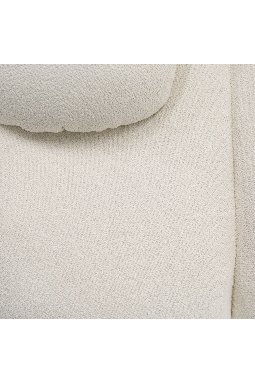 White Channeled 4-Seater Sofa | OROA Modern Duran | Oroa.com