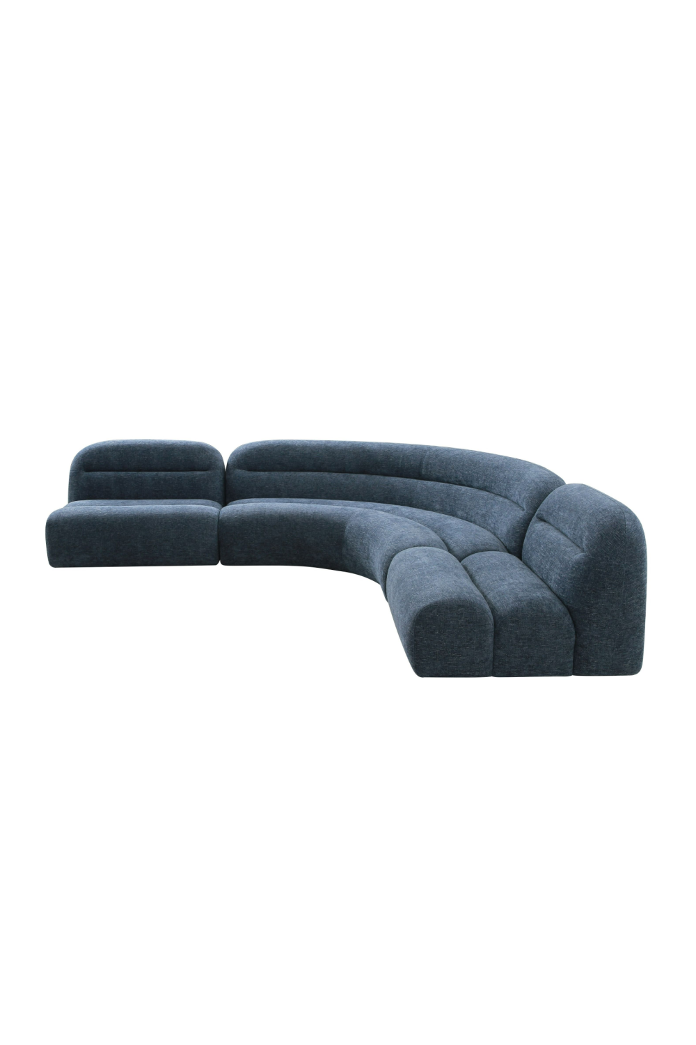 Blue Modular Armless Seat | OROA Modern Forman | Oroa.com
