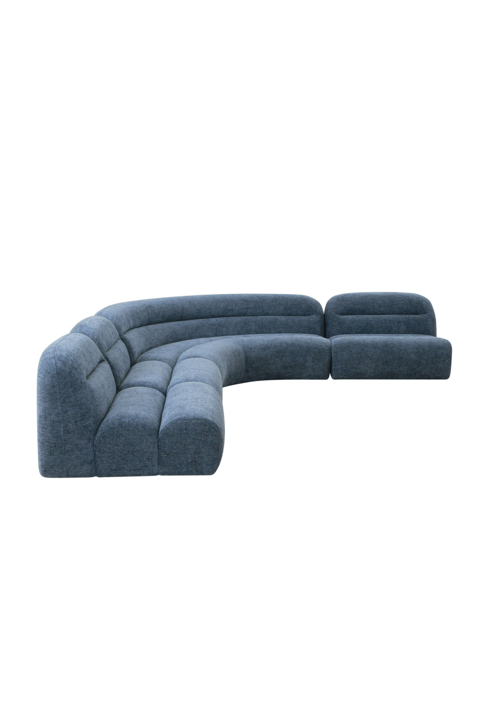Blue Modular Armless Seat | OROA Modern Forman | Oroa.com