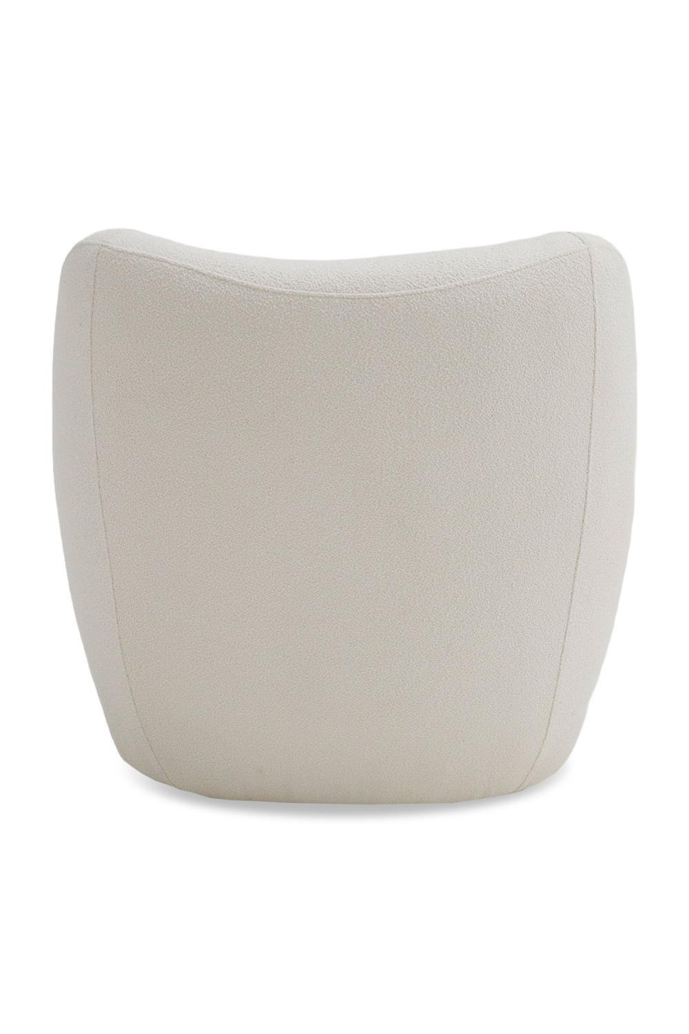 White Sloped-Back Accent Chair | OROA Modern Duran | Oroa.com