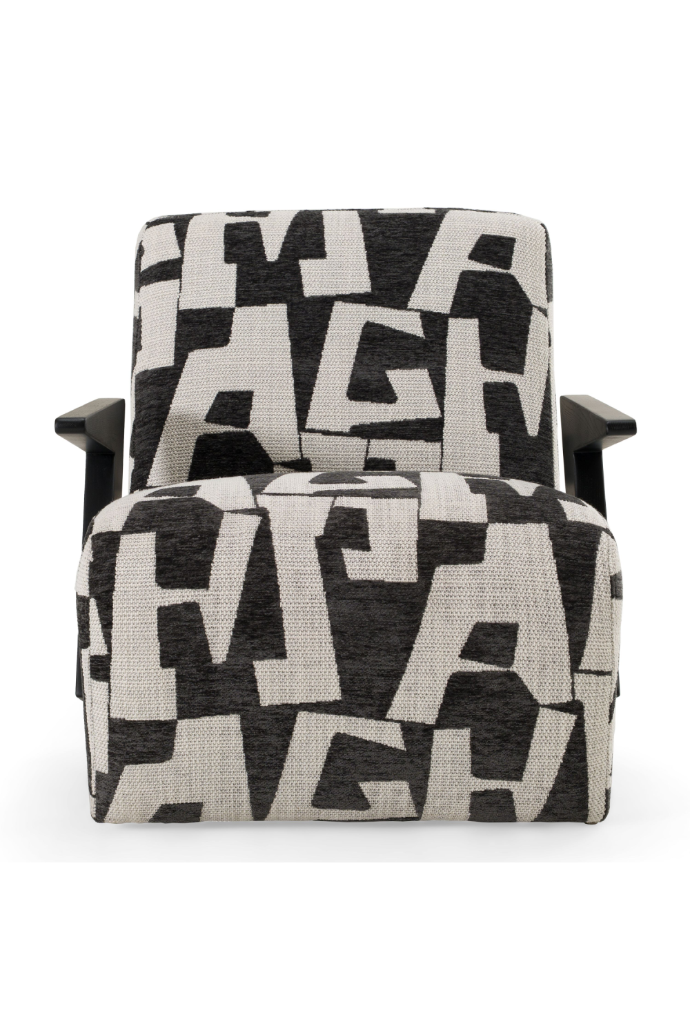 Black & White Patterned Accent Chair | OROA Modern Leana | Oroa.com