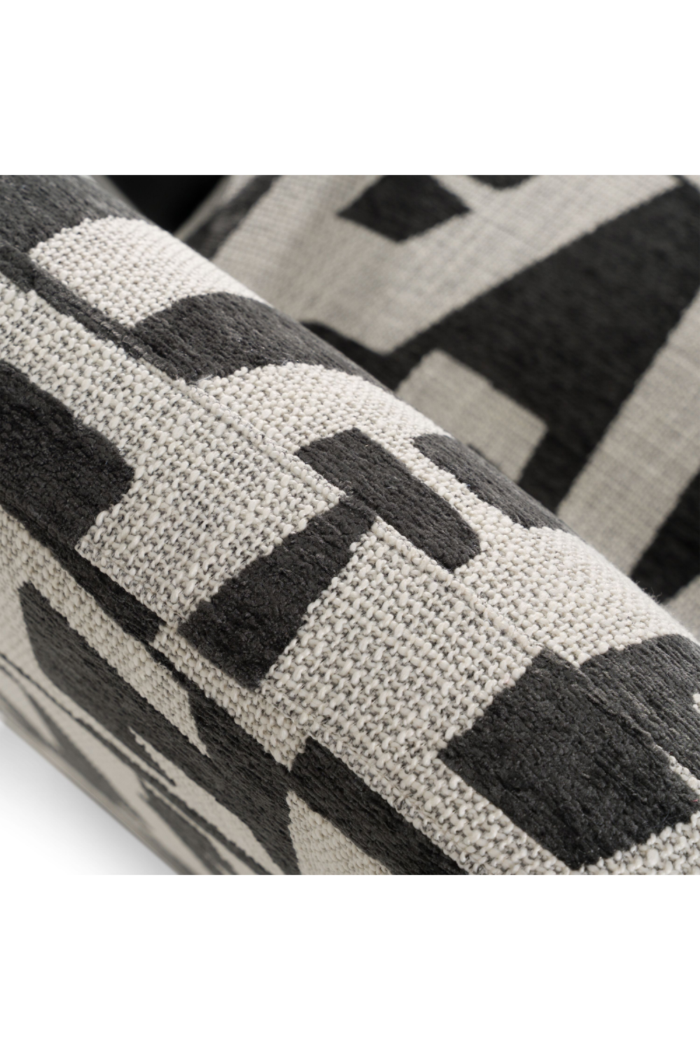 Black & White Patterned Accent Chair | OROA Modern Leana | Oroa.com
