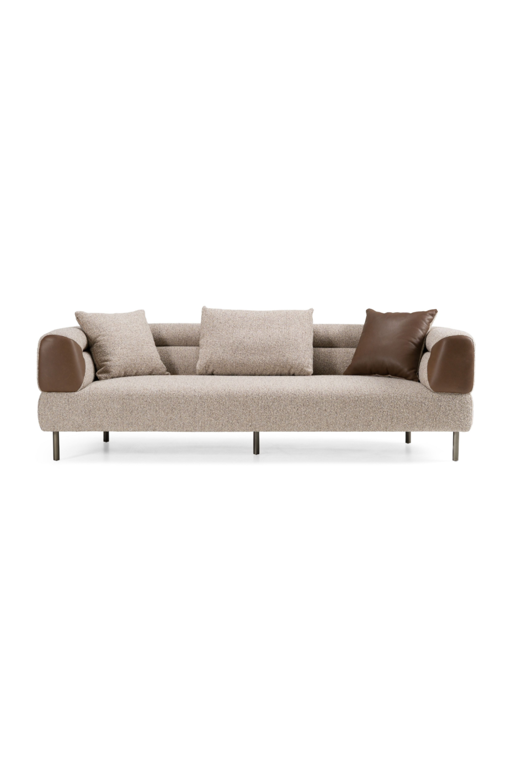 Brown Fabric Sofa | OROA Modern Plume | Oroa.com