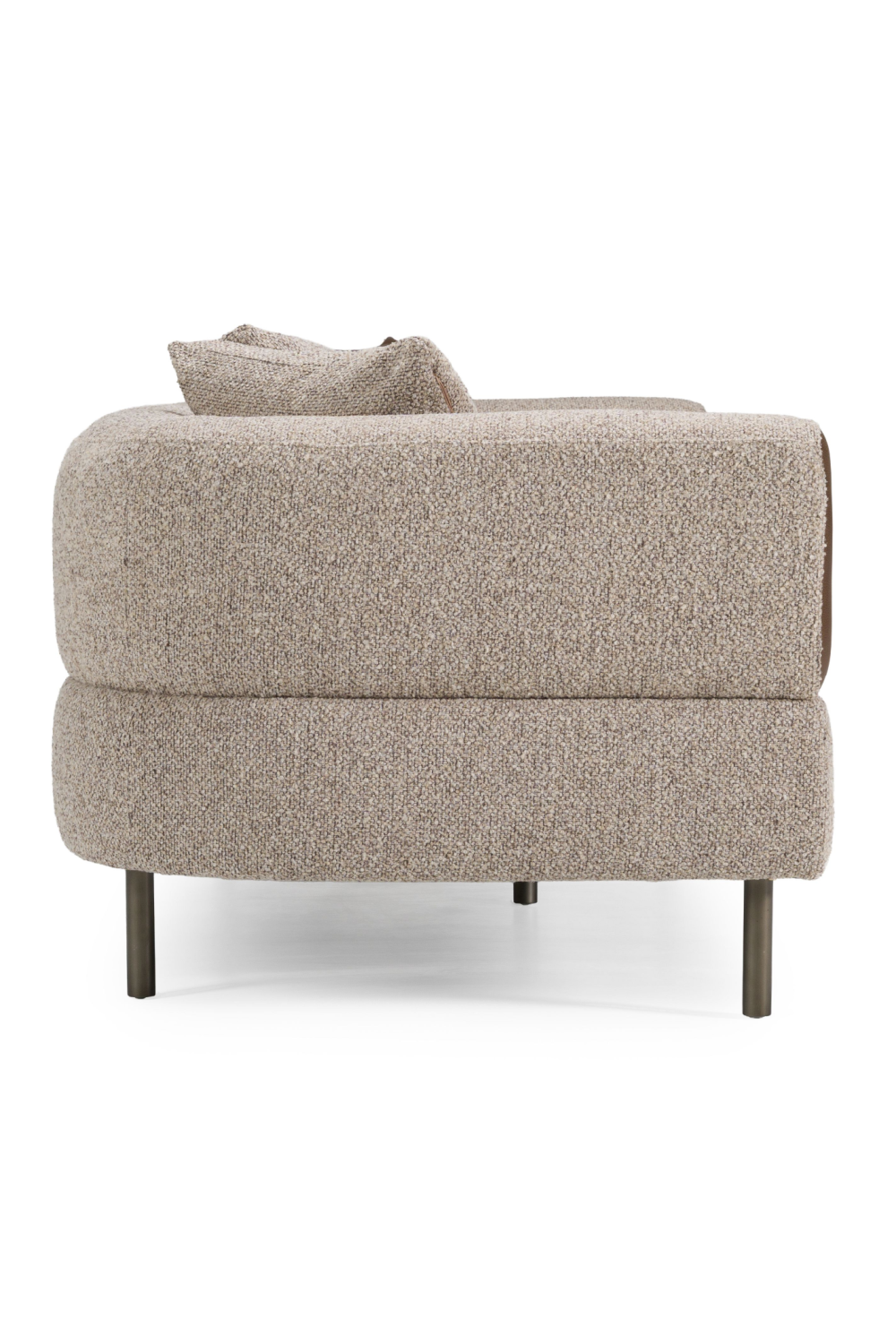 Brown Fabric Sofa | OROA Modern Plume | Oroa.com