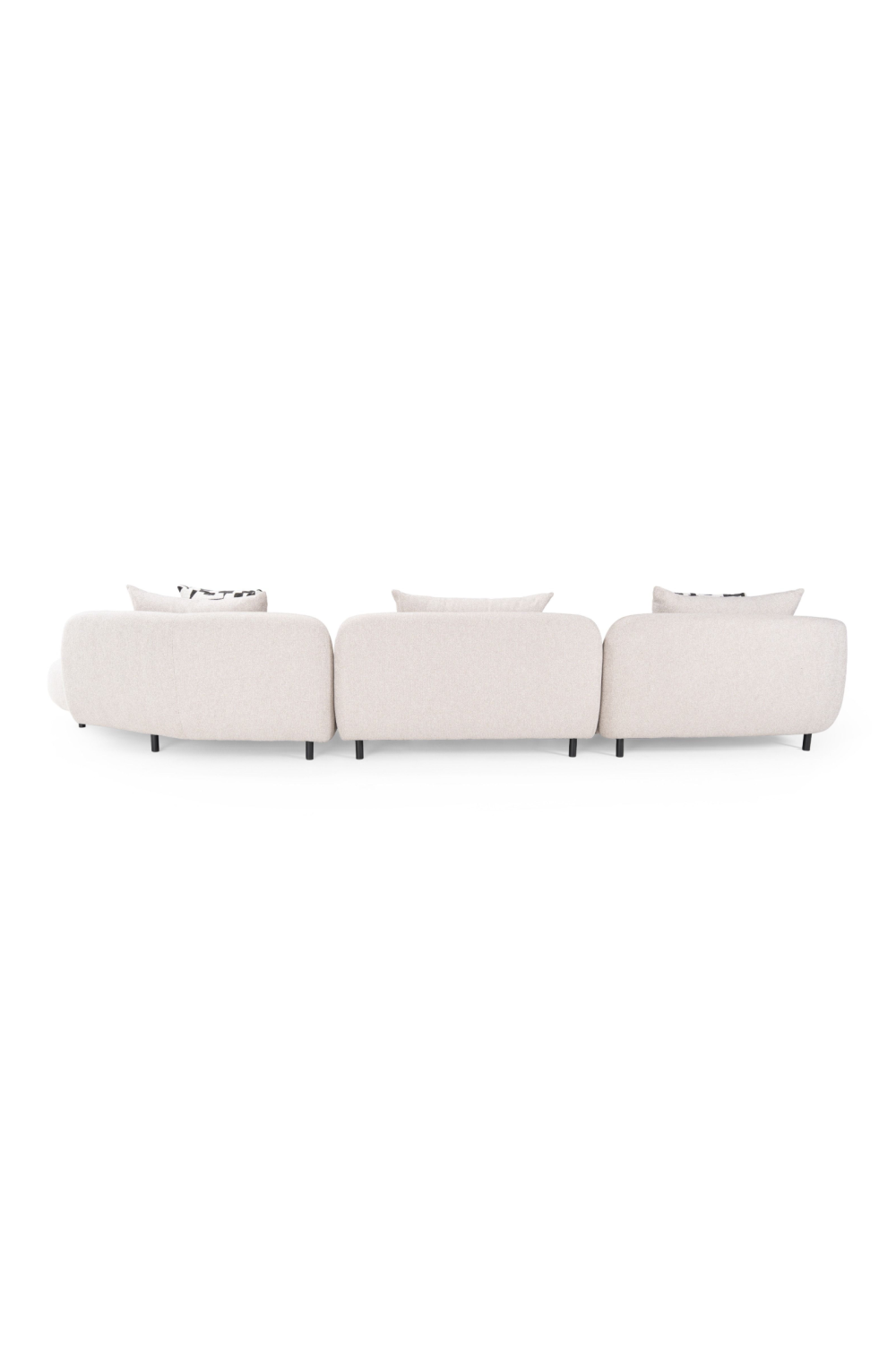 Beige Free-form Sectional Sofa | OROA Modern Marge | Oroa.com
