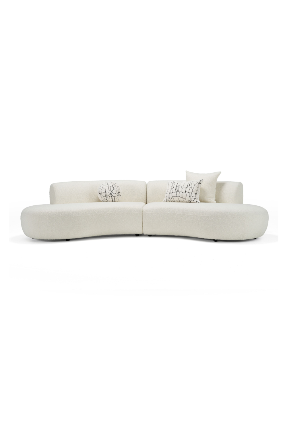 Curved Symmetrical Sectional Sofa | Oroa.com