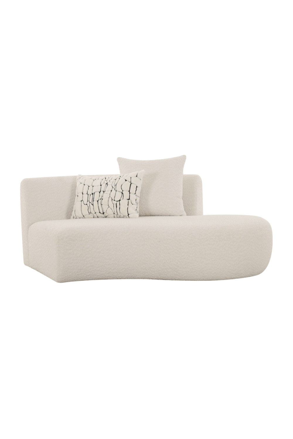 Curved Symmetrical Sectional Sofa | OROA Modern Weldon | Oroa.com