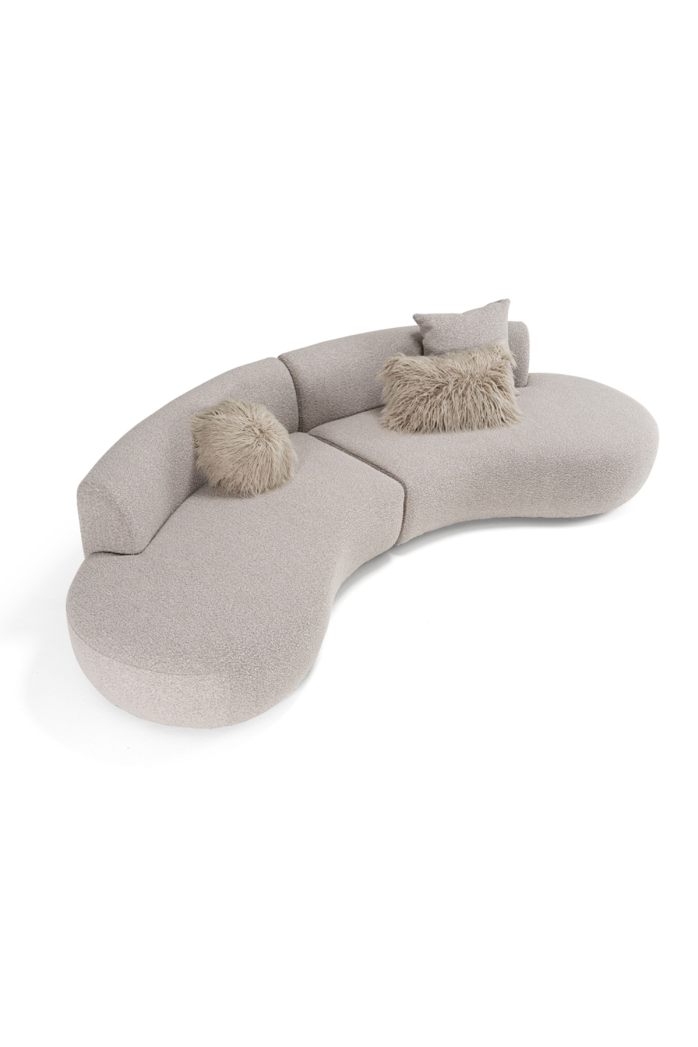 Curved Symmetrical Sectional Sofa | Oroa.com