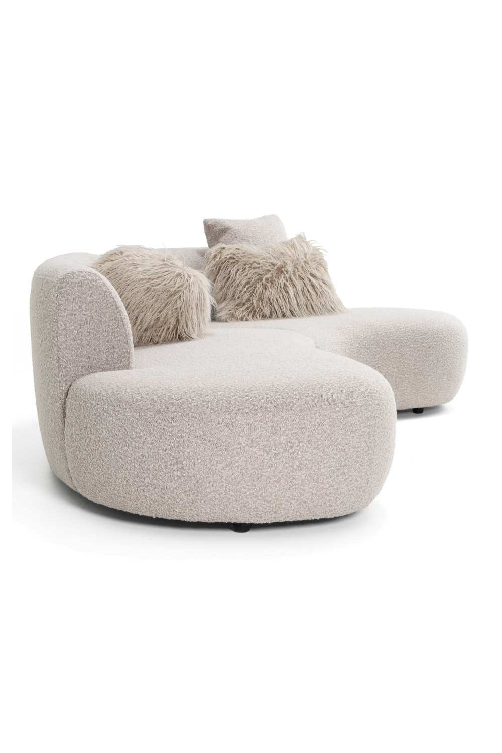 Curved Symmetrical Sectional Sofa | OROA Modern Weldon | Oroa.com