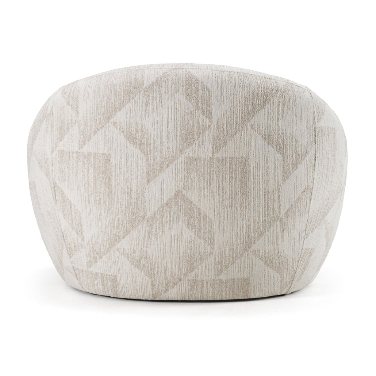 Beige Patterned Fabric Accent Chair – Gentle – alternate view 6