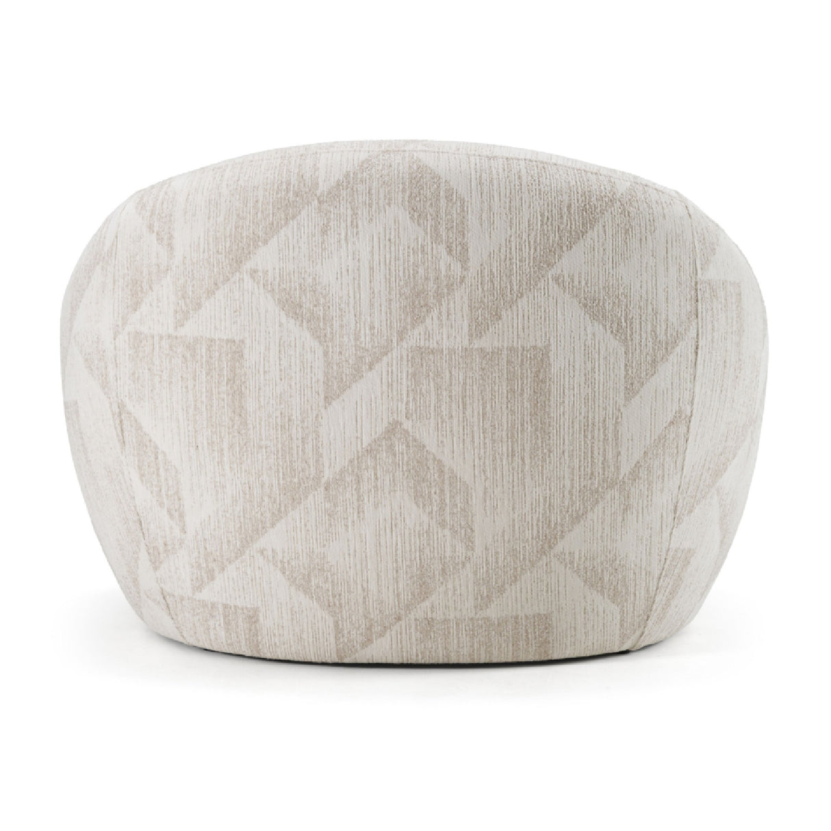Beige Patterned Fabric Accent Chair | OROA Modern Gentle
