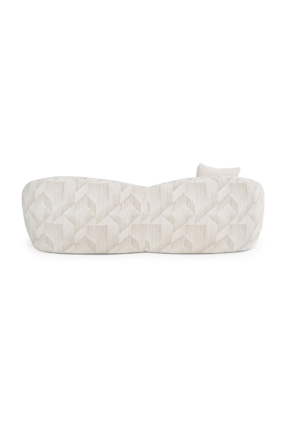 Beige Patterned Fabric Sofa – Gentle – alternate view 5