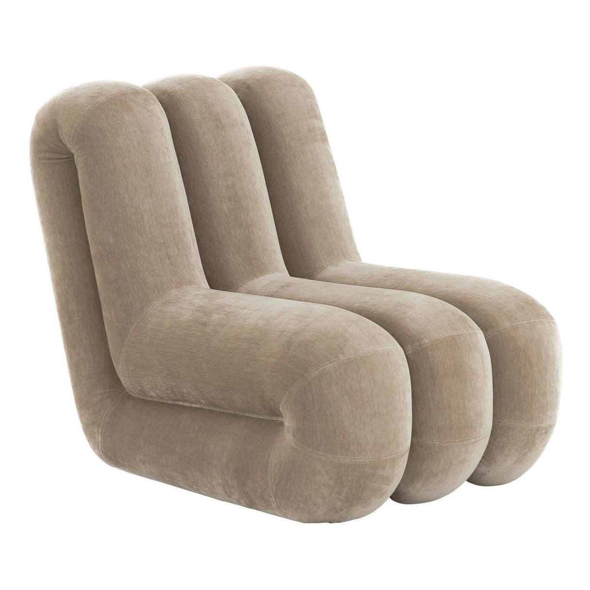 Taupe Fabric Accent Chair | OROA Modern Archie | Oroa.com