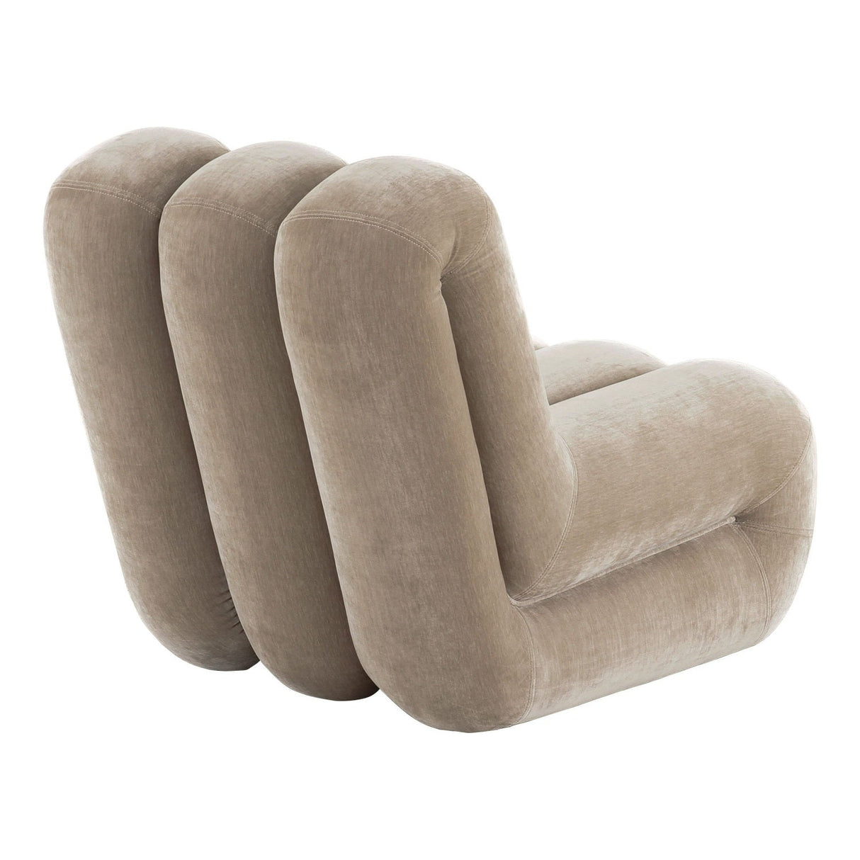 Taupe Fabric Accent Chair | OROA Modern Archie | Oroa.com
