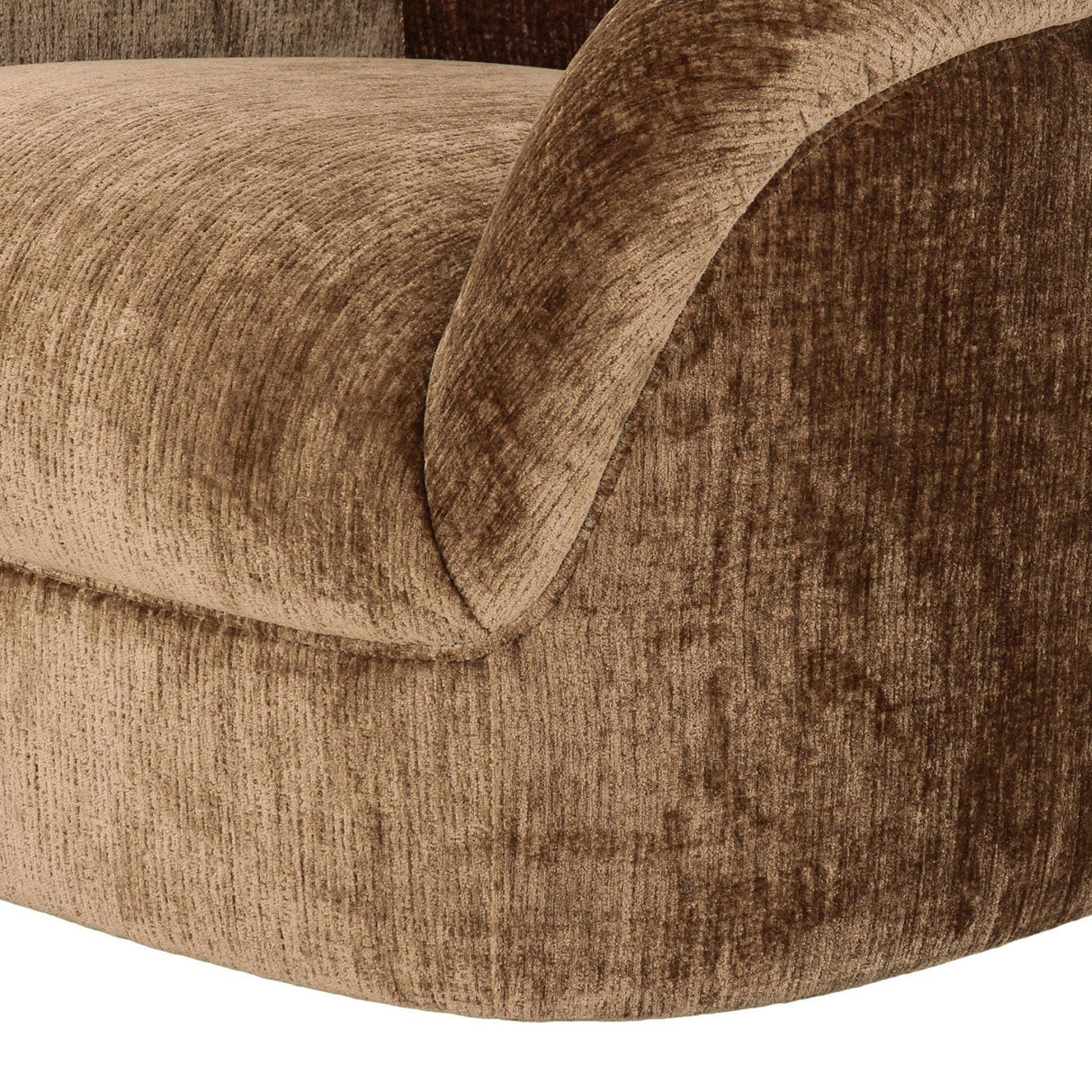 Brown Curved Sectional Sofa | OROA Modern Sheth | Oroa.com