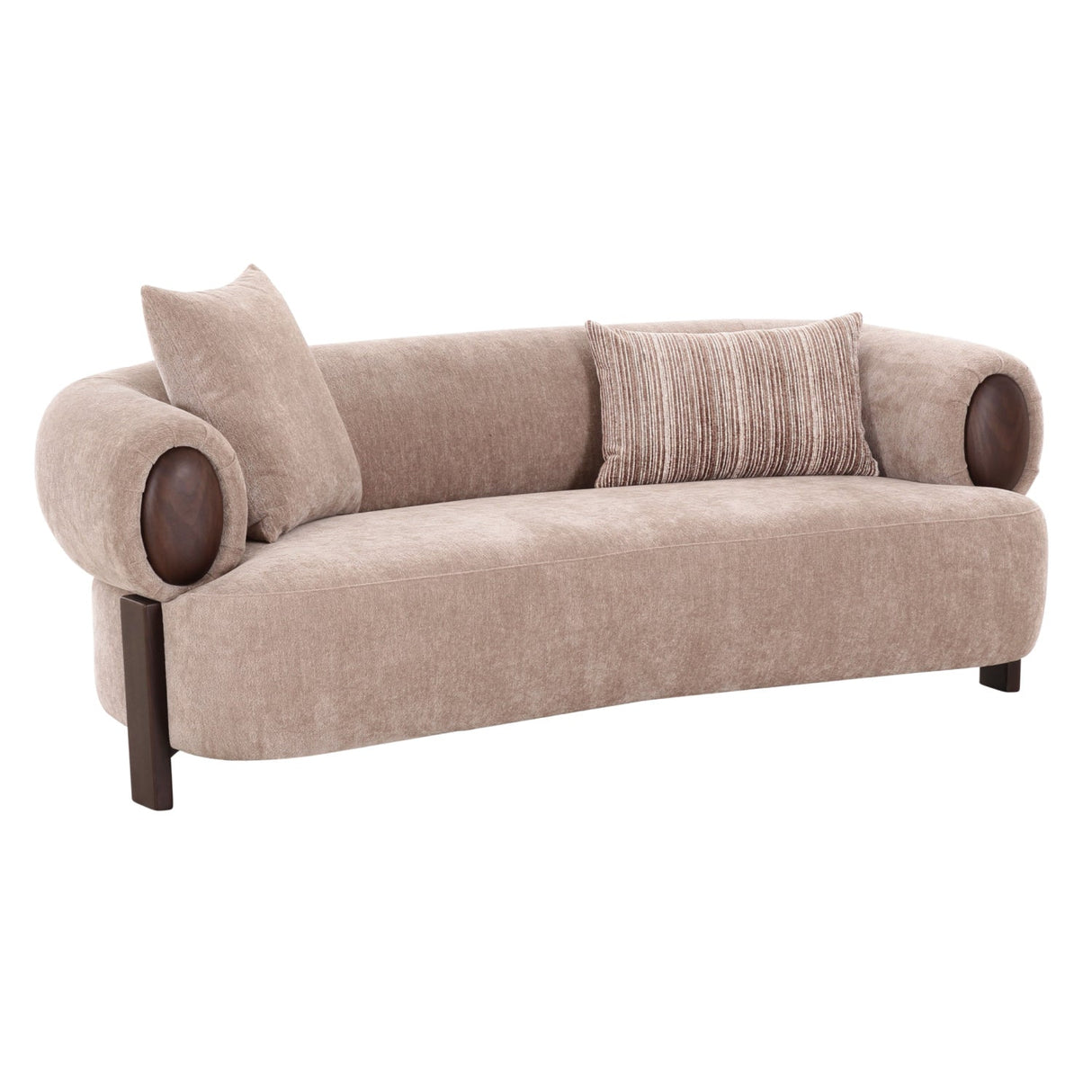 Modern Tan Loveseat | OROA Modern Arnaud | Oroa.com