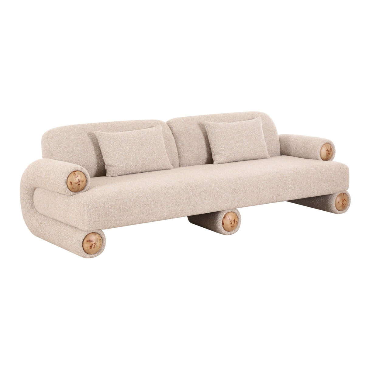 Beige Fabric Modern Sofa | OROA Modern Odette | Oroa.com