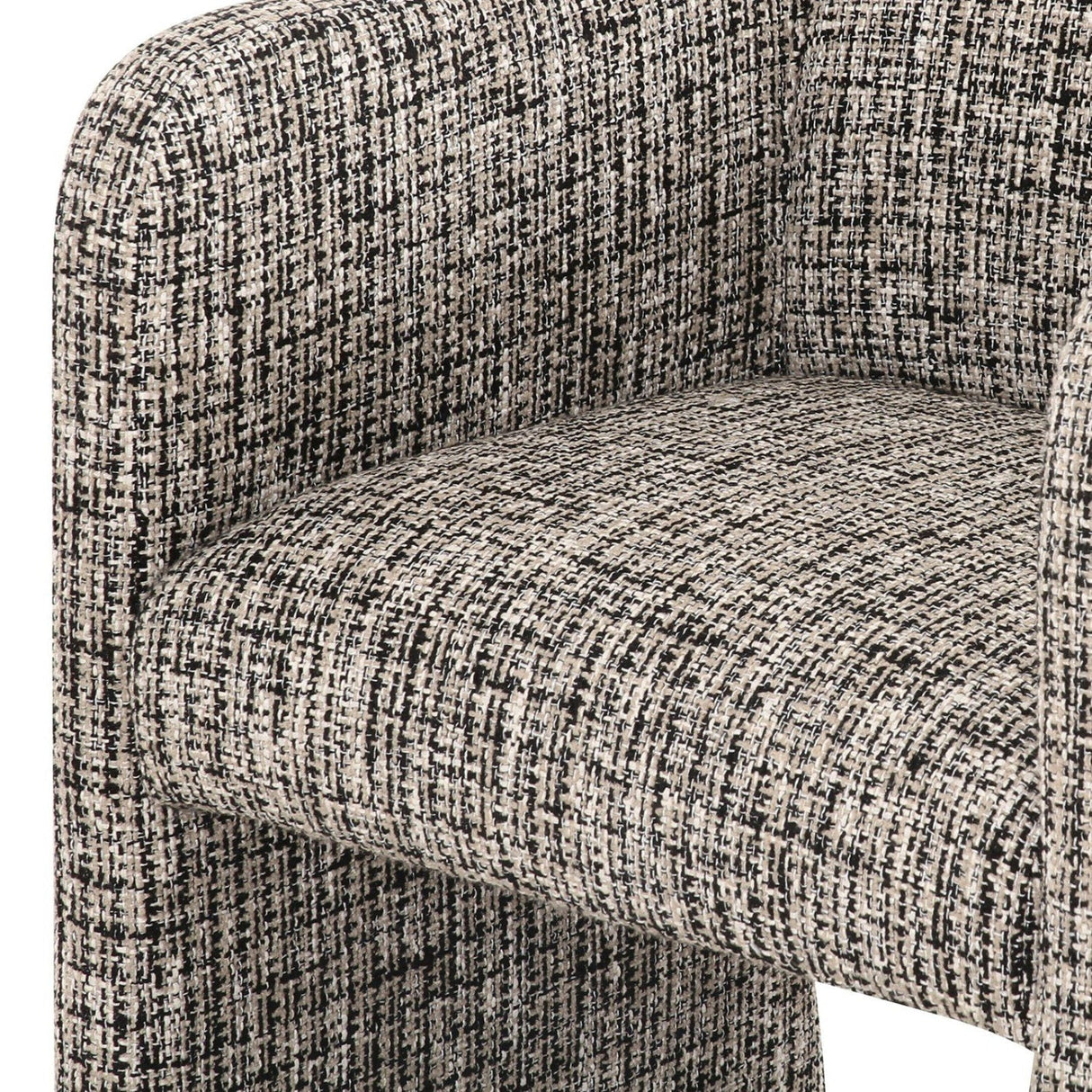 Beige/Black Varigated Dining Chair | OROA Modern Oldford | Oroa.com