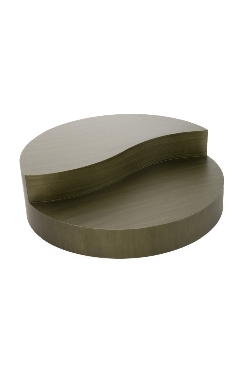Gray Brass Tiered Coffee Table | OROA Modern Avocet | Oroa.com
