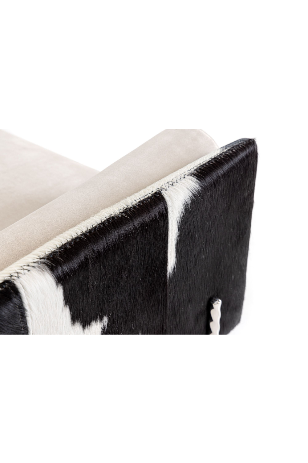 Gray Cowhide Sofa | OROA Modern Pueblo | Oroa.com