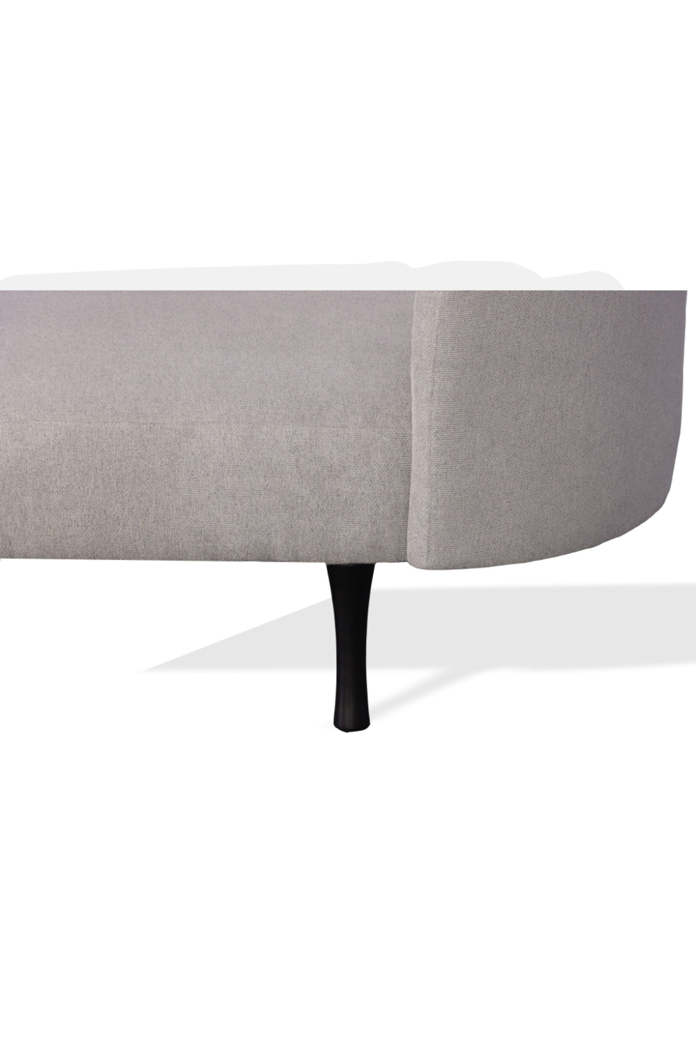 Gray 2-Seater Chaise Lounge | OROA Modern Jamie | Oroa.com