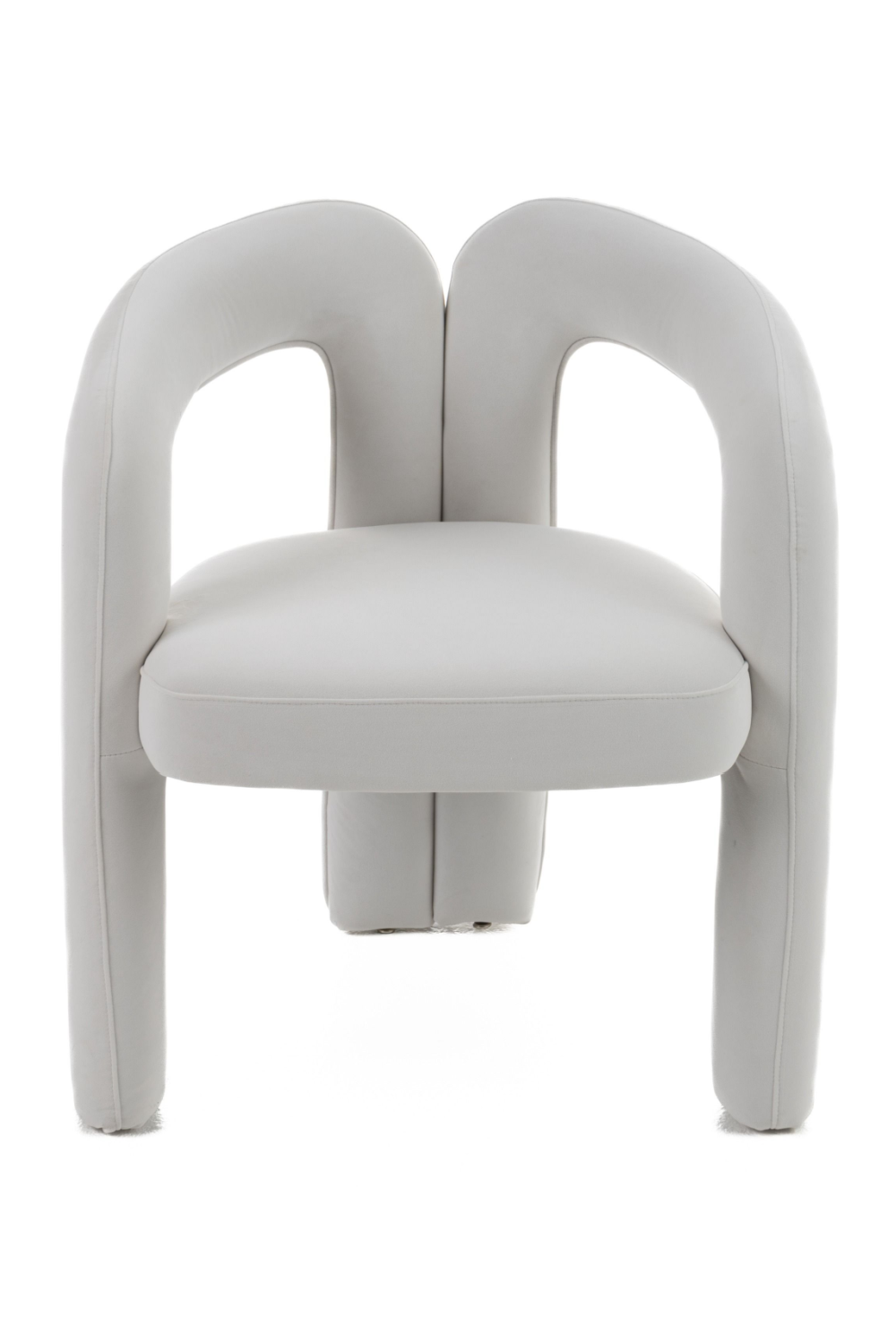 White Velvet Dining Chair | OROA Modern Ellen | Oroa.com