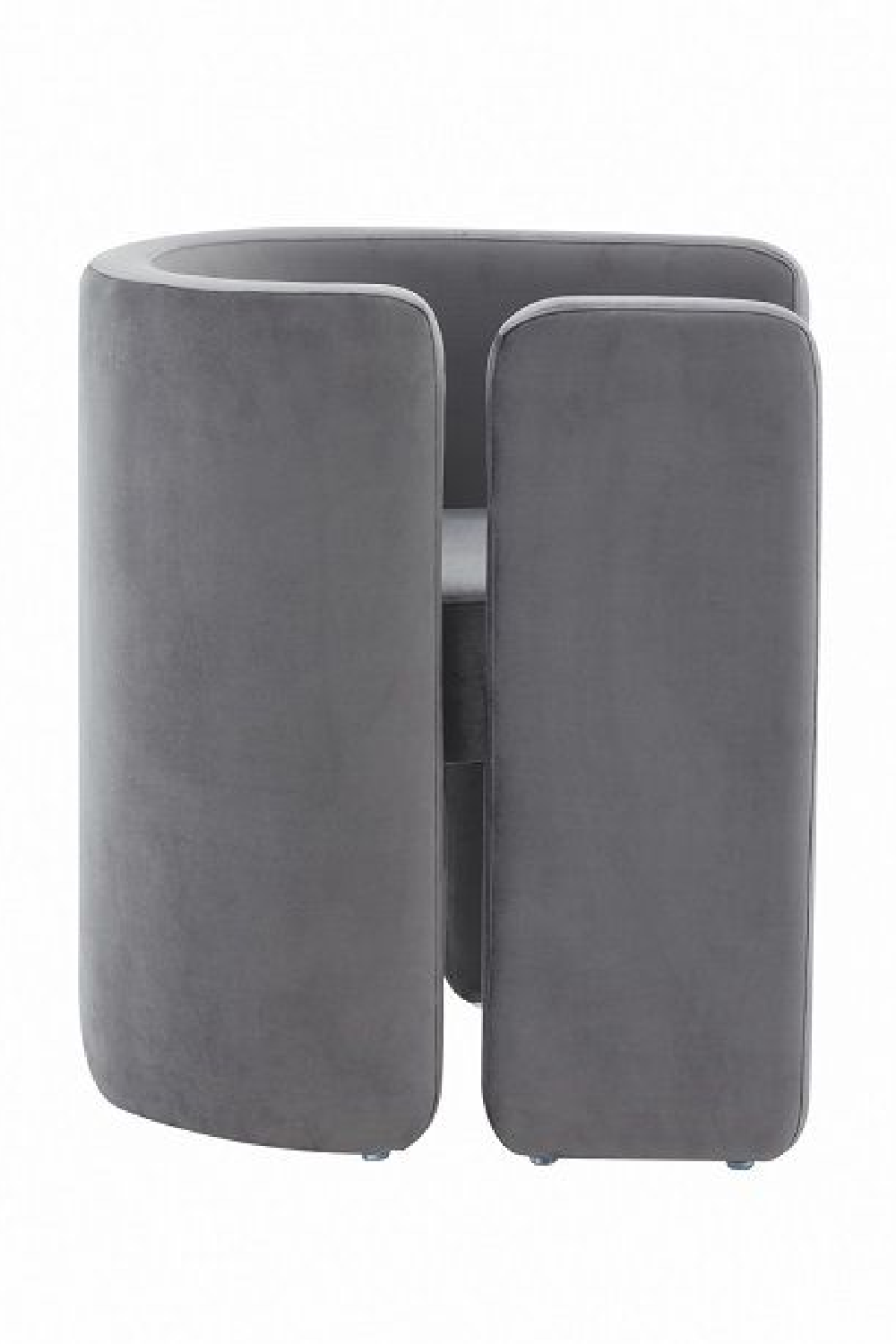 Gray Velvet Accent Chair | OROA Modern Tirta | Oroa.com