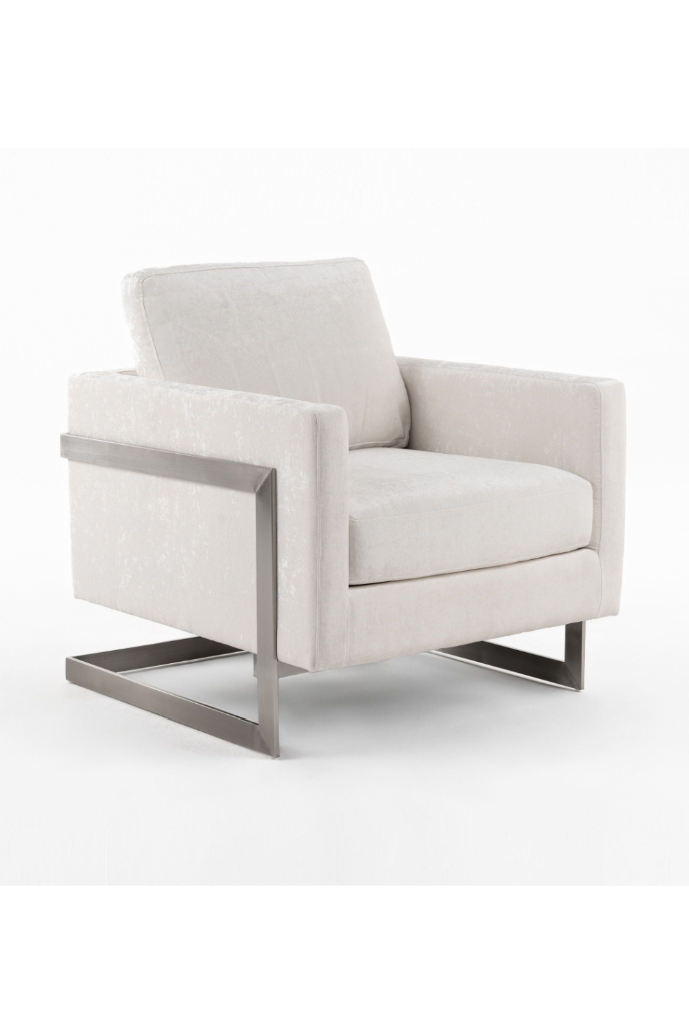 Metal Framed Square Accent Chair | OROA Modern Prince | Oroa.com