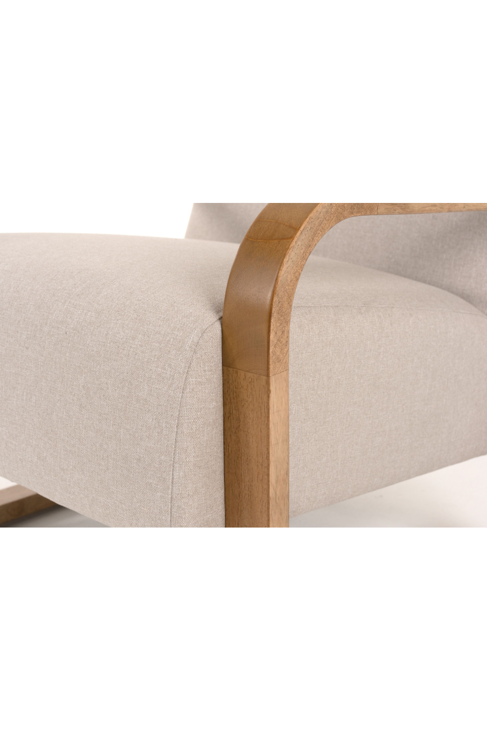 Beige Linen Accent Chair | OROA Modern Sada | Oroa.com