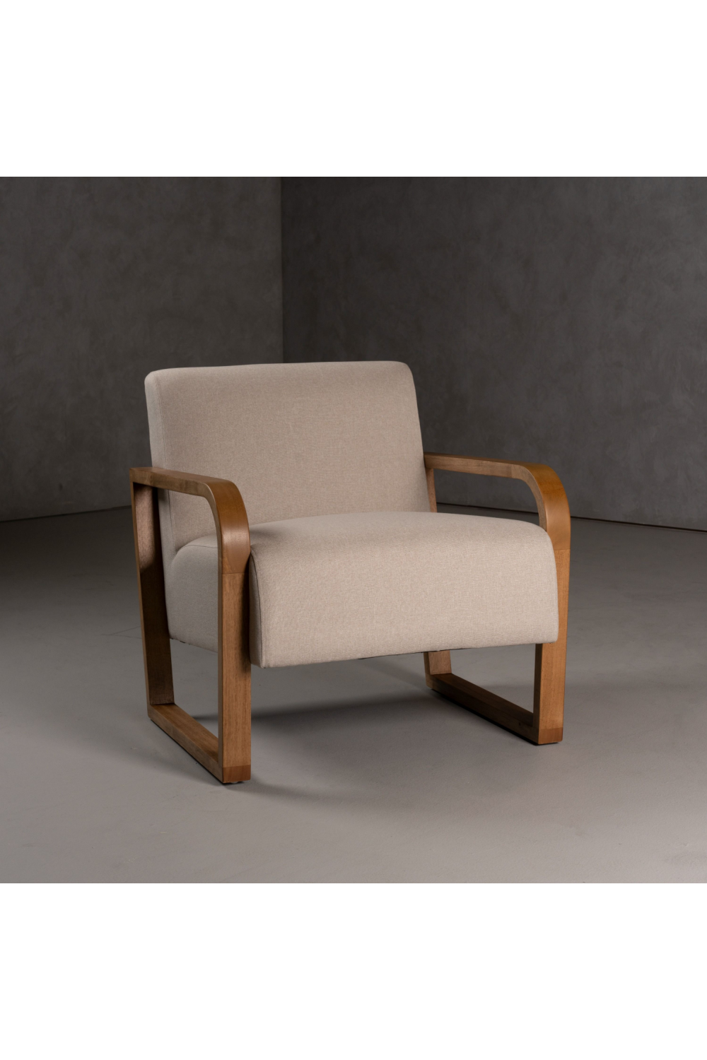Beige Linen Accent Chair | OROA Modern Sada | Oroa.com