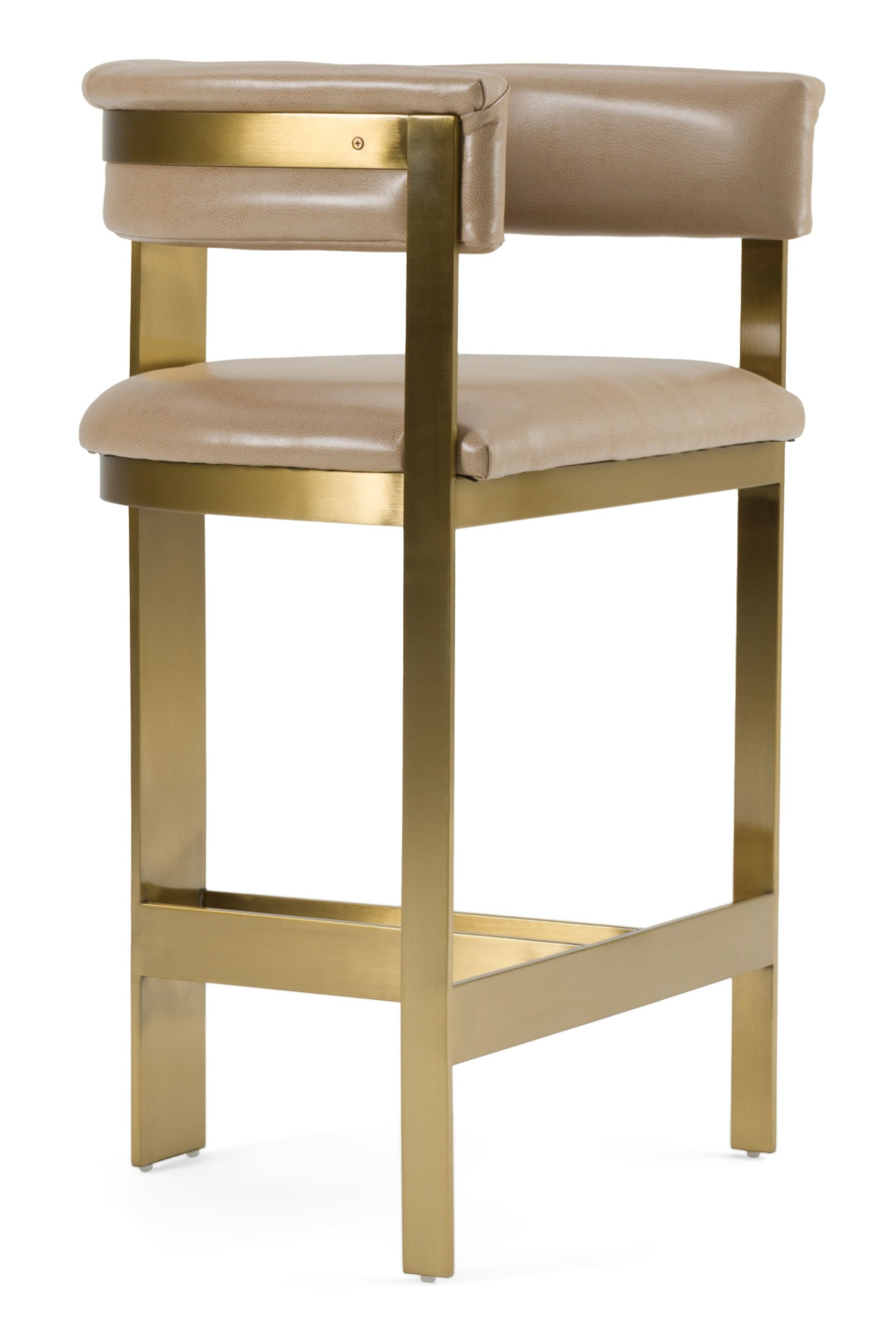 Brown Leather Counter Chair | OROA Modern Boswell | Oroa.com