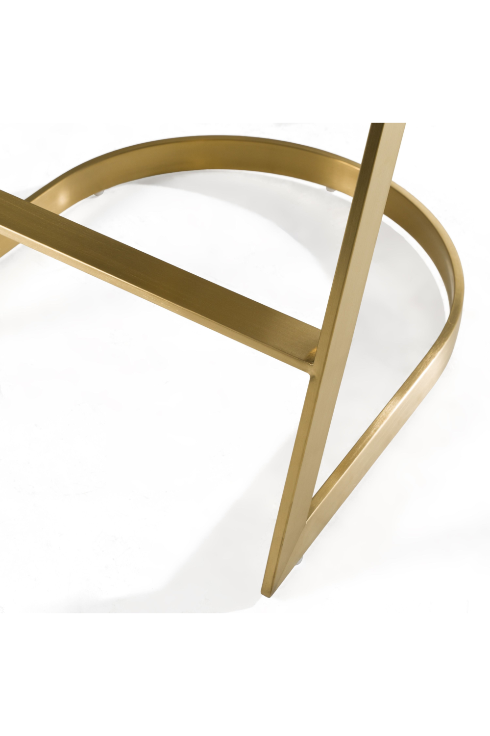 Gold Framed Cantilevered Counter Stool | OROA Modern Shandra | Oroa.com