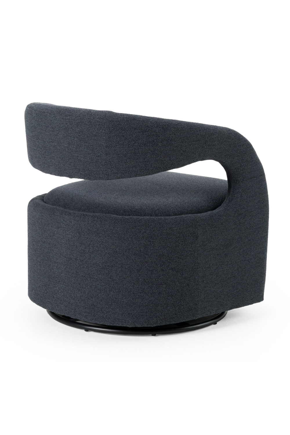 Dark Split-Back Swivel Chair | OROA Modern Dowsett | Oroa.com