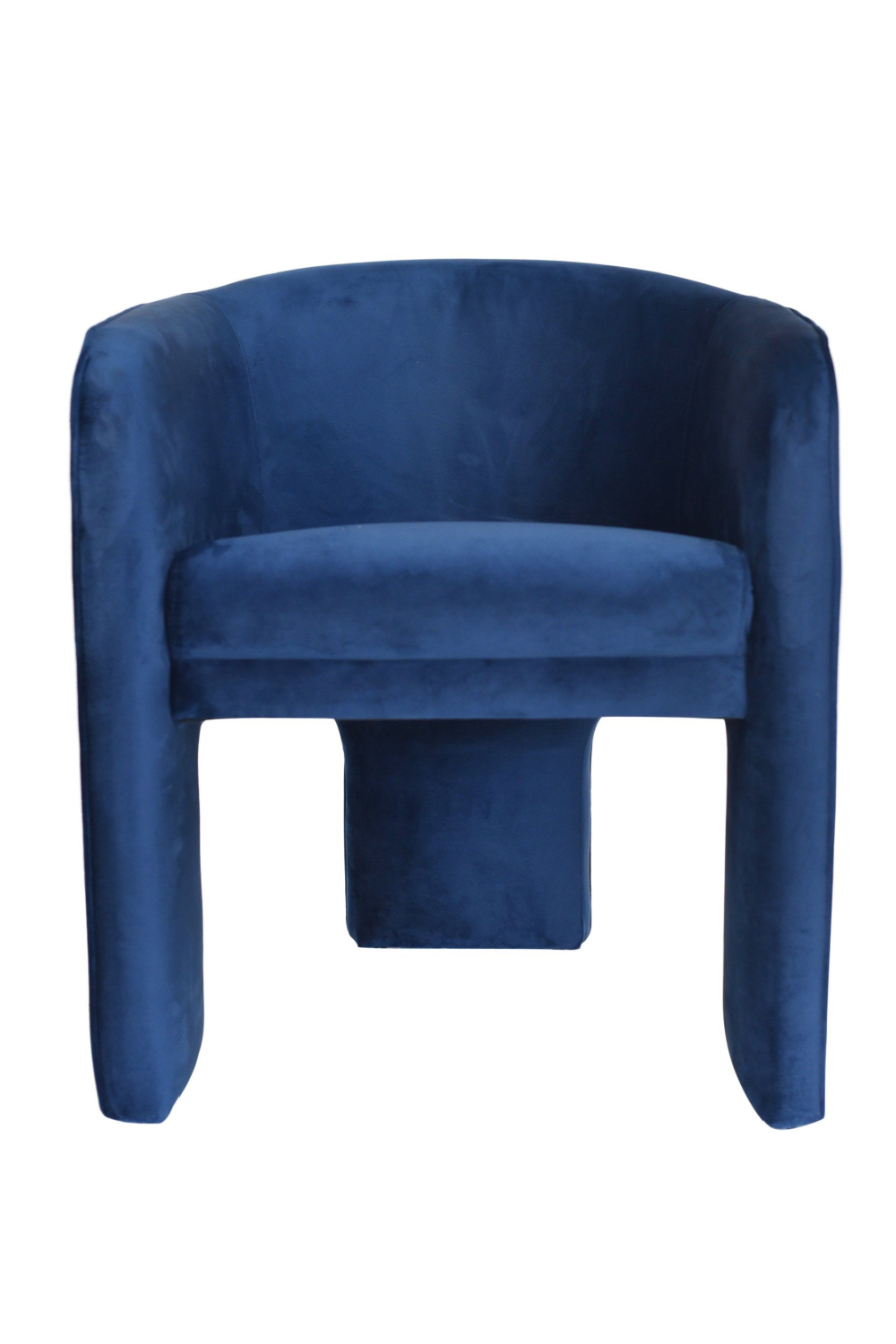 Three-Legged Velvet Accent Chair | Oroa.com